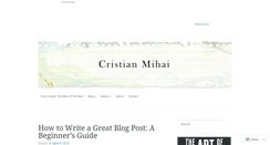 Desktop Screenshot of cristianmihai.net