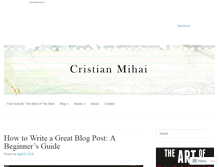Tablet Screenshot of cristianmihai.net